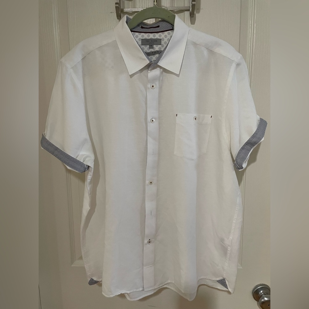 Ted Baker London Linen Blend Button Down - Picture 2 of 10